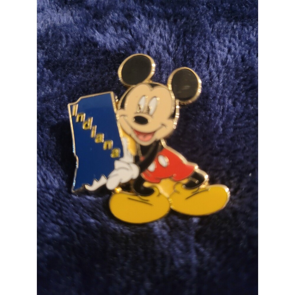 Disney Vintage Mickey Mouse 12 Months of Magic Indiana State Pin 11716